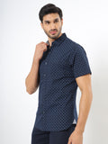 ATP-2120 ACROSS THE POND S/S Men's Casual Printed Shirt