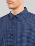 ATP-GO-2115 ACROSS THE POND Men's Casual Printed Shirt