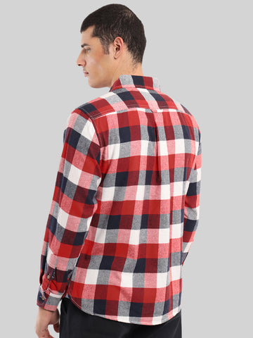 ATP-2005-FW003 ACROSS THE POND Men's Casual Flannel Shirt