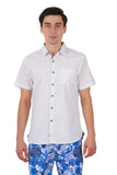 ATP-GO -2108 ACROSS THE POND S/S Men's Casual Printed Shirt