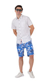 ATP-GO -2108 ACROSS THE POND S/S Men's Casual Printed Shirt