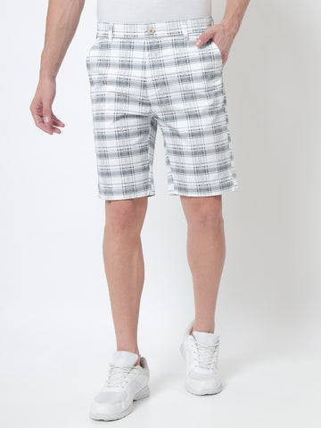 ATP- 7047 ACROSS THE POND S/S Men's Casual Printed Chino Shorts