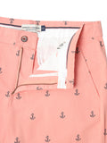 HB-7007M-Hook  Across The Pond Men's Hook Printed Cotton Shorts