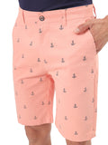 HB-7007M-Hook  Across The Pond Men's Hook Printed Cotton Shorts