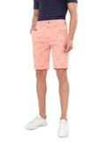 HB-7007M-Hook  Across The Pond Men's Hook Printed Cotton Shorts