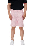 HB-7028 Across The Pond Men's Polka Dot Printed Cotton Shorts