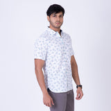 ATP-2117 ACROSS THE POND S/S Men's Casual Printed Shirt