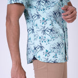 ATP-2123 ACROSS THE [OND S/S Men's Casual Printed Shirt