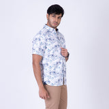 ATP-2123 ACROSS THE [OND S/S Men's Casual Printed Shirt