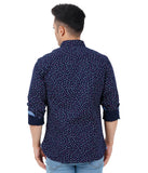 ATP-2098 ACROSS THE POND S/S Men's Casual Printed Shirt