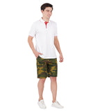 HB-7028 ACROSS THE POND S/S Men's Casual Camo Printed Shorts