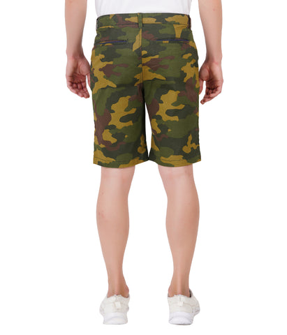 HB-7028 ACROSS THE POND S/S Men's Casual Camo Printed Shorts
