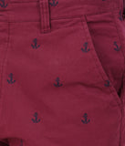 HB-7007M-Hook  Across The Pond Men's Hook Printed Cotton Shorts