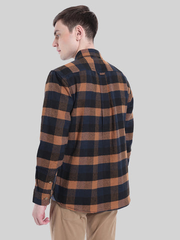 ATP-2005-FW003 ACROSS THE POND Casual Men's Flannel Shirt