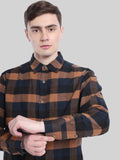 ATP-2005-FW003 ACROSS THE POND Casual Men's Flannel Shirt