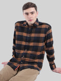 ATP-2005-FW003 ACROSS THE POND Casual Men's Flannel Shirt