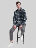 ATP-2006-F003 ACROSS THE POND Long Sleeve Brushed Flannel Shirt