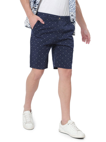HB-7048 ACROSS THE POND S/S Men's Casual Printed Shorts