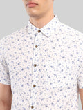 ATP-2133222 MENS S/S PRINTED SHIRT 100% COTTON PEACHED POPLIN