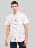 ATP-2133222 MENS S/S PRINTED SHIRT 100% COTTON PEACHED POPLIN