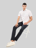 ATP-2133222 MENS S/S PRINTED SHIRT 100% COTTON PEACHED POPLIN