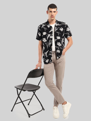 ATP-2403122 MENS S/S PRINTED RAYON CAMP SHIRT 100% RAYON