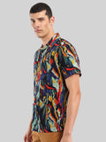 ATP-2412122 MENS S/S PRINTED RAYON CAMP SHIRT 100% RAYON