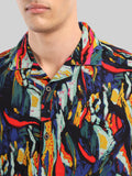 ATP-2412122 MENS S/S PRINTED RAYON CAMP SHIRT 100% RAYON