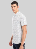 ATP-2134222 MENS S/S PRINTED SHIRT 100% COTTON PEACHED POPLIN