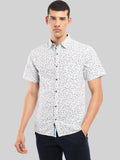 ATP-2134222 MENS S/S PRINTED SHIRT 100% COTTON PEACHED POPLIN