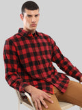 LONG SLEEVE BRUSHED FLANNEL SHIRT