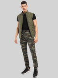 ATP-5018 Across The Pond Men's Skinny Fit Twill Stretch Cargo Jogger Pant