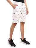 HB-7007H-Flamingo Across The Pond Men's Flamingo Printed Cotton Shorts