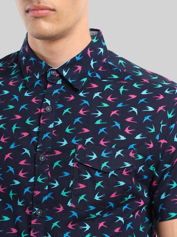 ATP-Bird print short sleeve Shirt