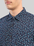 ATP-2134222 MENS S/S PRINTED SHIRT 100% COTTON PEACHED POPLIN