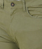 ATP-5016 Across The Pond Men's  Coloured Solid 5 Pocket Stretch Pants