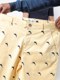 HB-7007120J-Dolphin  Across The Pond Men's Dolphin Printed Cotton Shorts