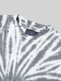 ATP-1087K122  Across the pond Men's tie dye colored short sleeve tie dye col block crew T-Shirt