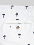 HB-7007N-PALM TREE Across The Pond Men's Palm Tree Printed Cotton Shorts