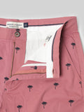 HB-7007N-PALM TREE Across The Pond Men's Palm Tree Printed Cotton Shorts