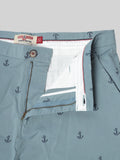 HB-7007M-Hook  Across The Pond Men's Hook Printed Cotton Shorts