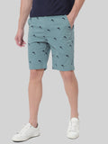 HB-7007120J-Dolphin  Across The Pond Men's Dolphin Printed Cotton Shorts