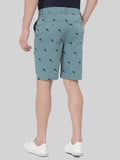 HB-7007120J-Dolphin  Across The Pond Men's Dolphin Printed Cotton Shorts