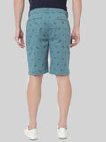 HB-7007G-PINEAPPLE  Across The Pond Men's Pineapple Printed Cotton Shorts