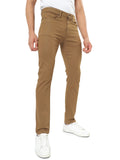 HB-1112220 Across The Pond Men's Skinny Fit Cotton-Poly Pants With Super Elastic Stretch