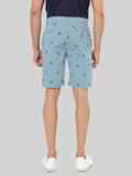 HB-7007H-Flamingo Across The Pond Men's Flamingo Printed Cotton Shorts