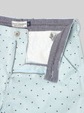 HB-7028 Across The Pond Men's Polka Dot Printed Cotton Shorts