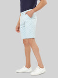 HB-7028 Across The Pond Men's Polka Dot Printed Cotton Shorts