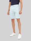 HB-7028 Across The Pond Men's Polka Dot Printed Cotton Shorts