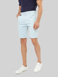 HB-7028 Across The Pond Men's Polka Dot Printed Cotton Shorts